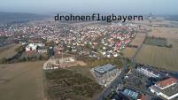 Luftbildaufnahme Hirschaid Wohngebiet